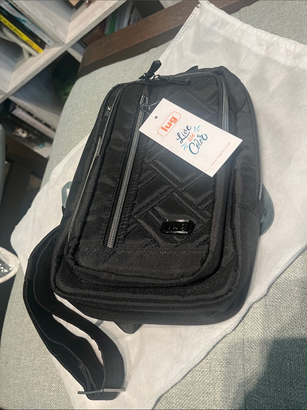 NWT Lug Tailback crossbody in black